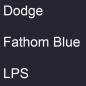 Preview: Dodge, Fathom Blue, LPS.